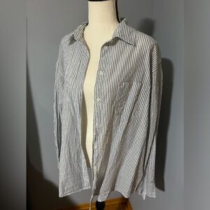 Gap “The Big Shirt” Button Down Shirt / shimmer